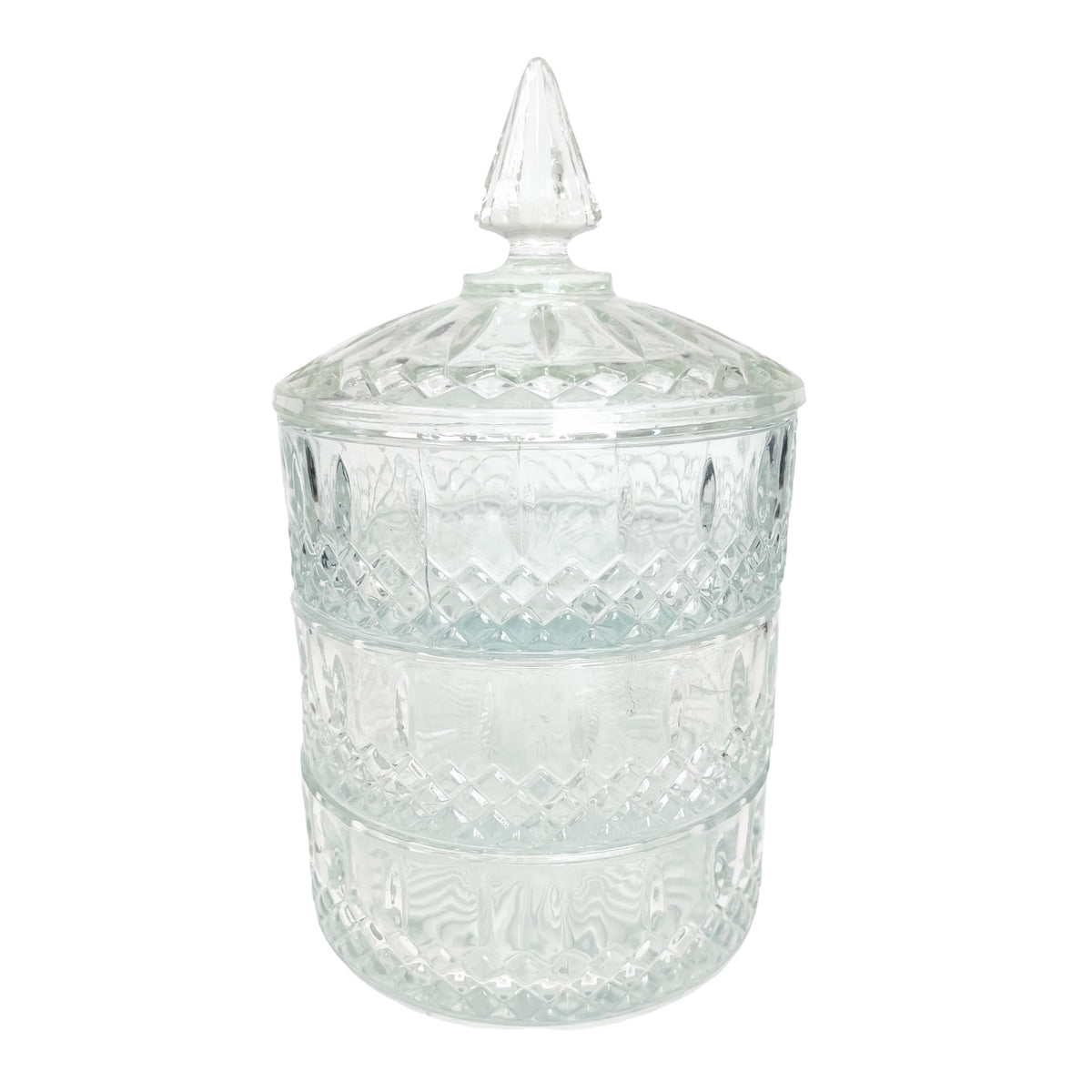 ANGELA Clear Glass Candle Old Flame Candle Co.