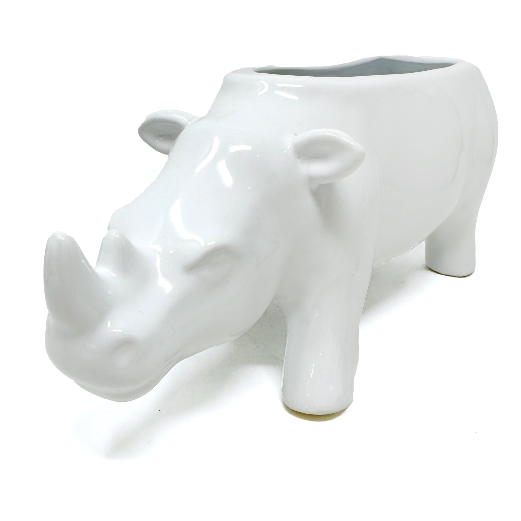 rhino plant pot RHINO PLANTER – Old Flame Candle Co